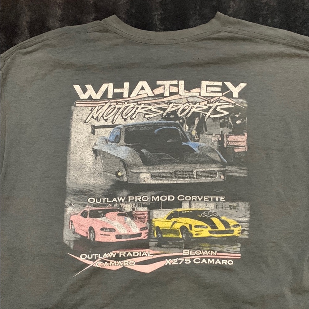 Whatley Dark Gray Tee WHATLEY Race Car Design